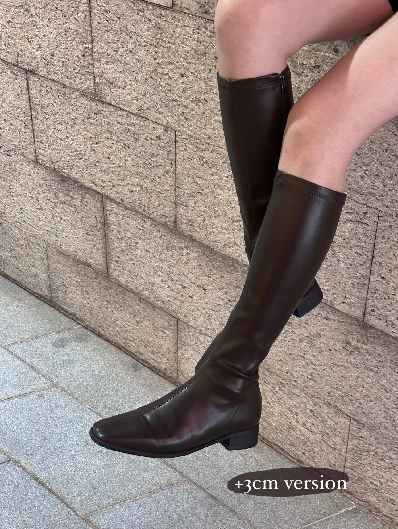 Korea 皇牌Winter Knee Boots +3cm Ver.