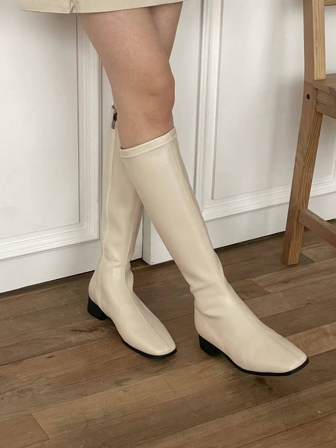 Korea 皇牌Winter Knee Boots +3cm Ver.
