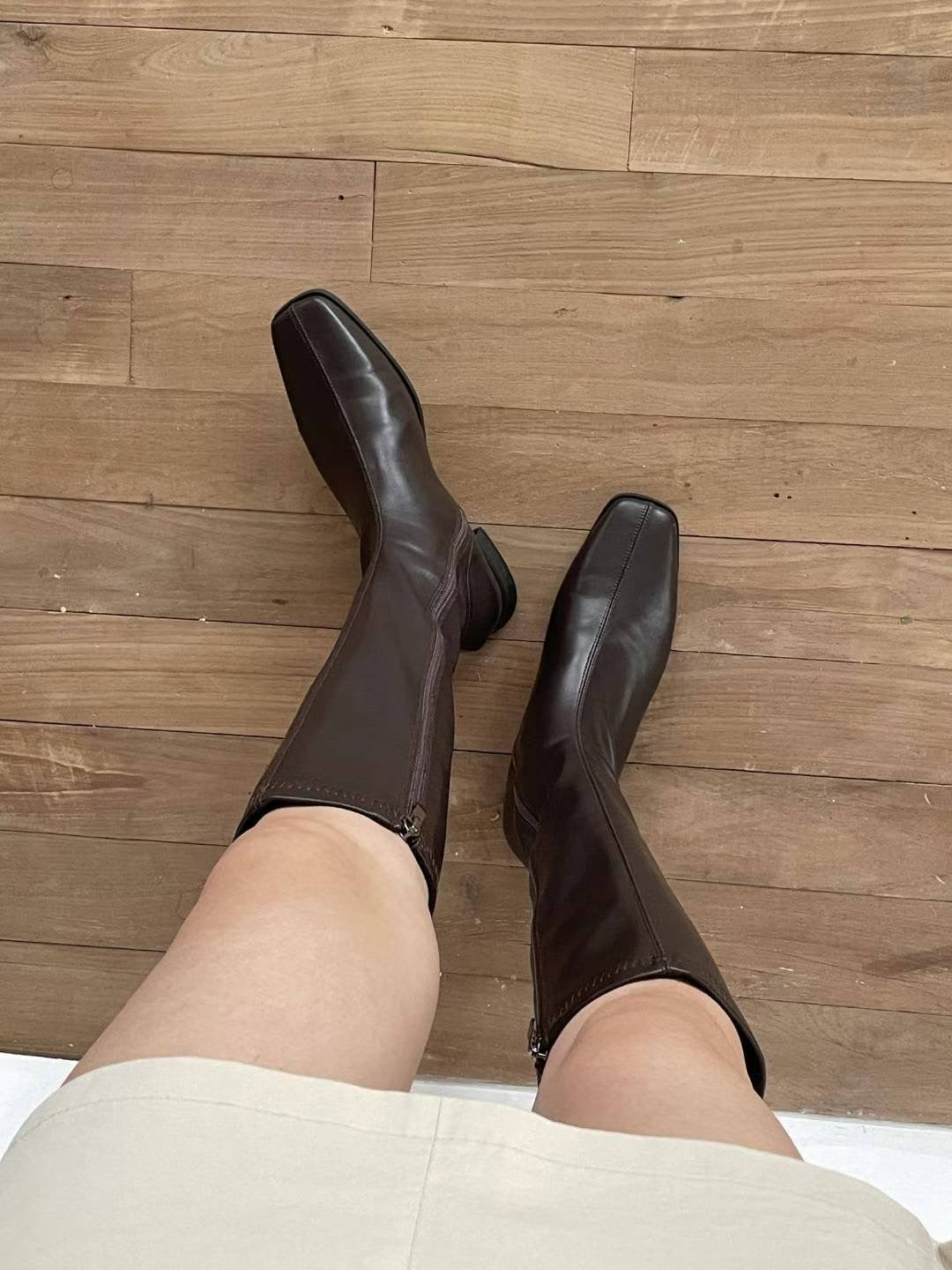 Korea 皇牌Winter Knee Boots +3cm Ver.
