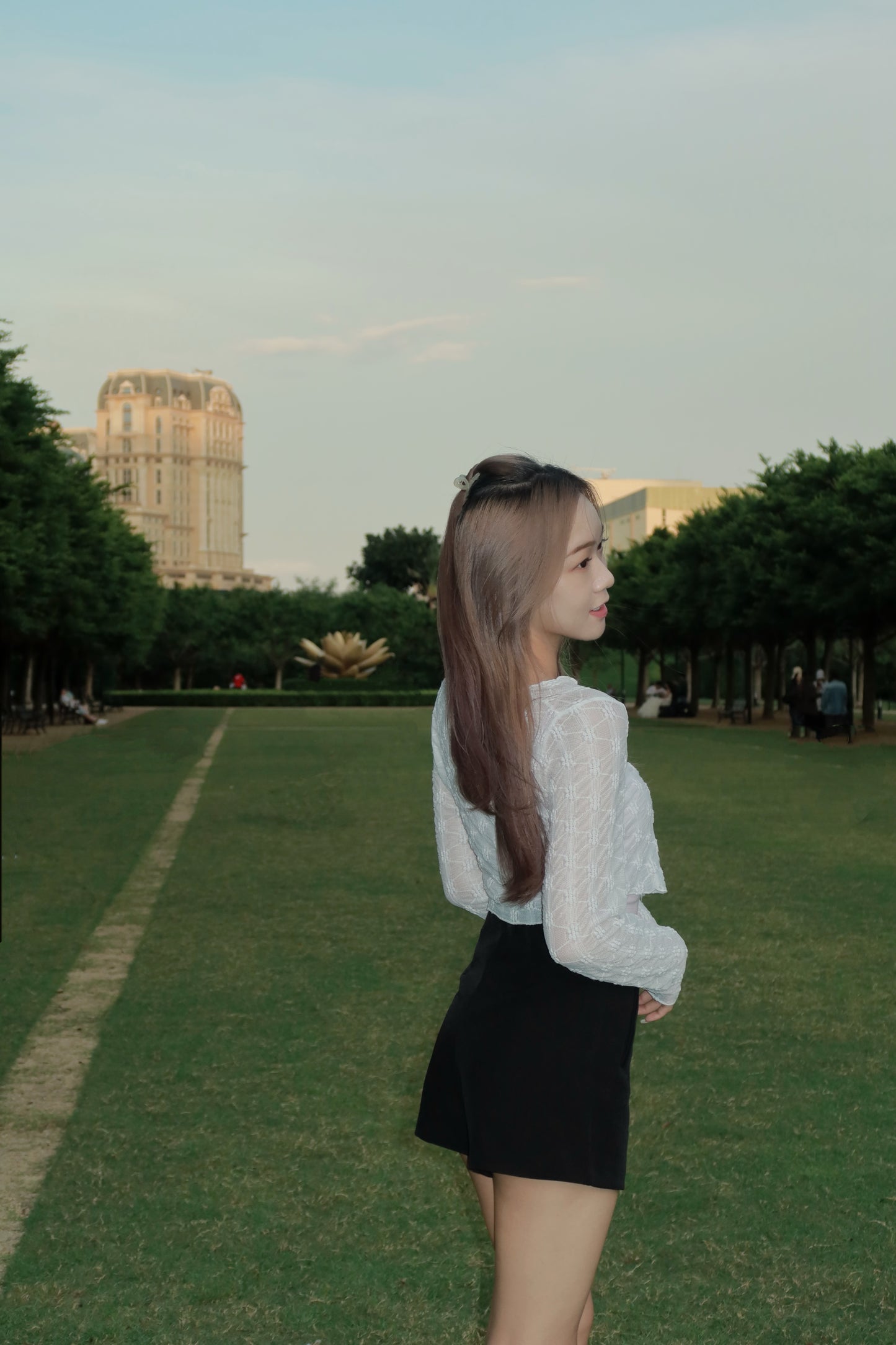 Korea Floral Ribbon Outer